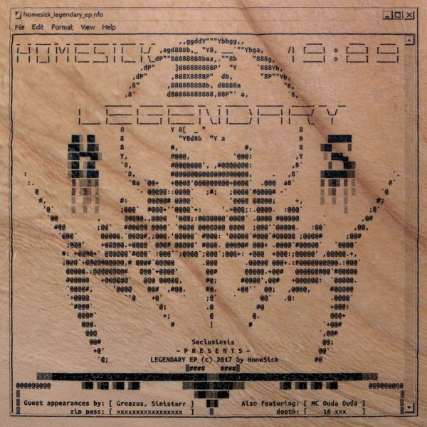 HomeSick - Legendary EP (Seclusiasis) 3000x3000